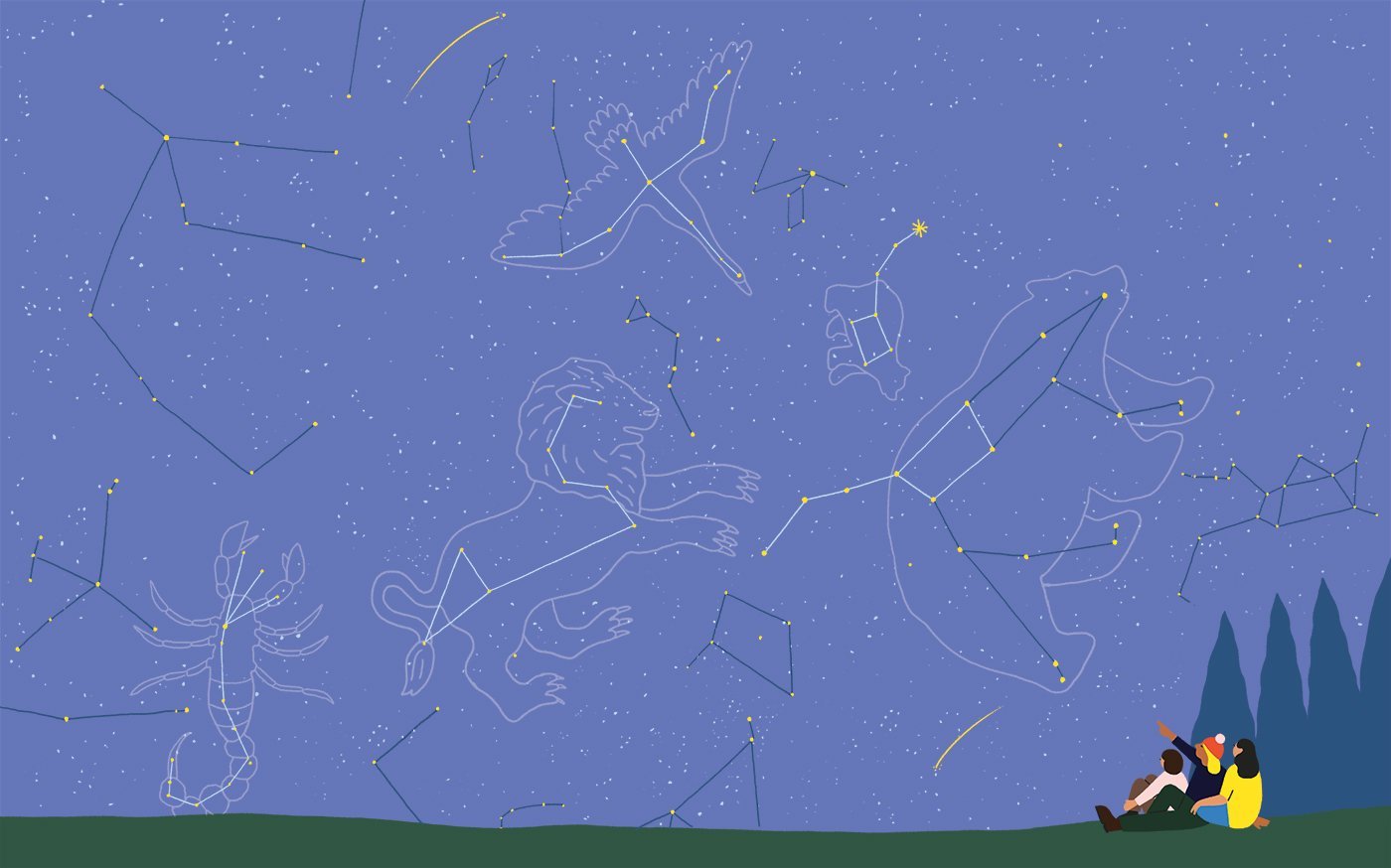 Star gazing in Let’s Play Outdoors!