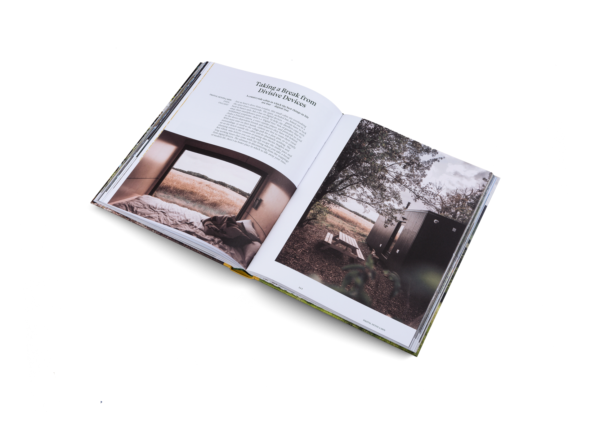 A countryside cabin in which the best things in life are free — digital-free. This digital detox cabin is featured in Stay Wild by gestalten.