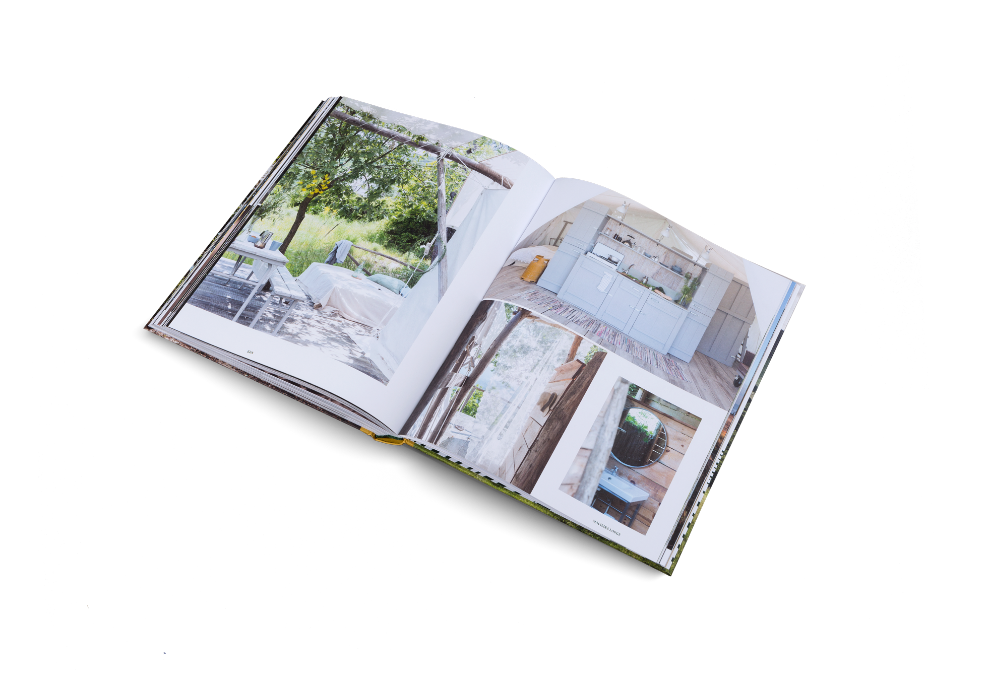 Luxury glamping in a canvas lodge with dramatic views across Portugal’s Mondego valley in the Macieira Lodge