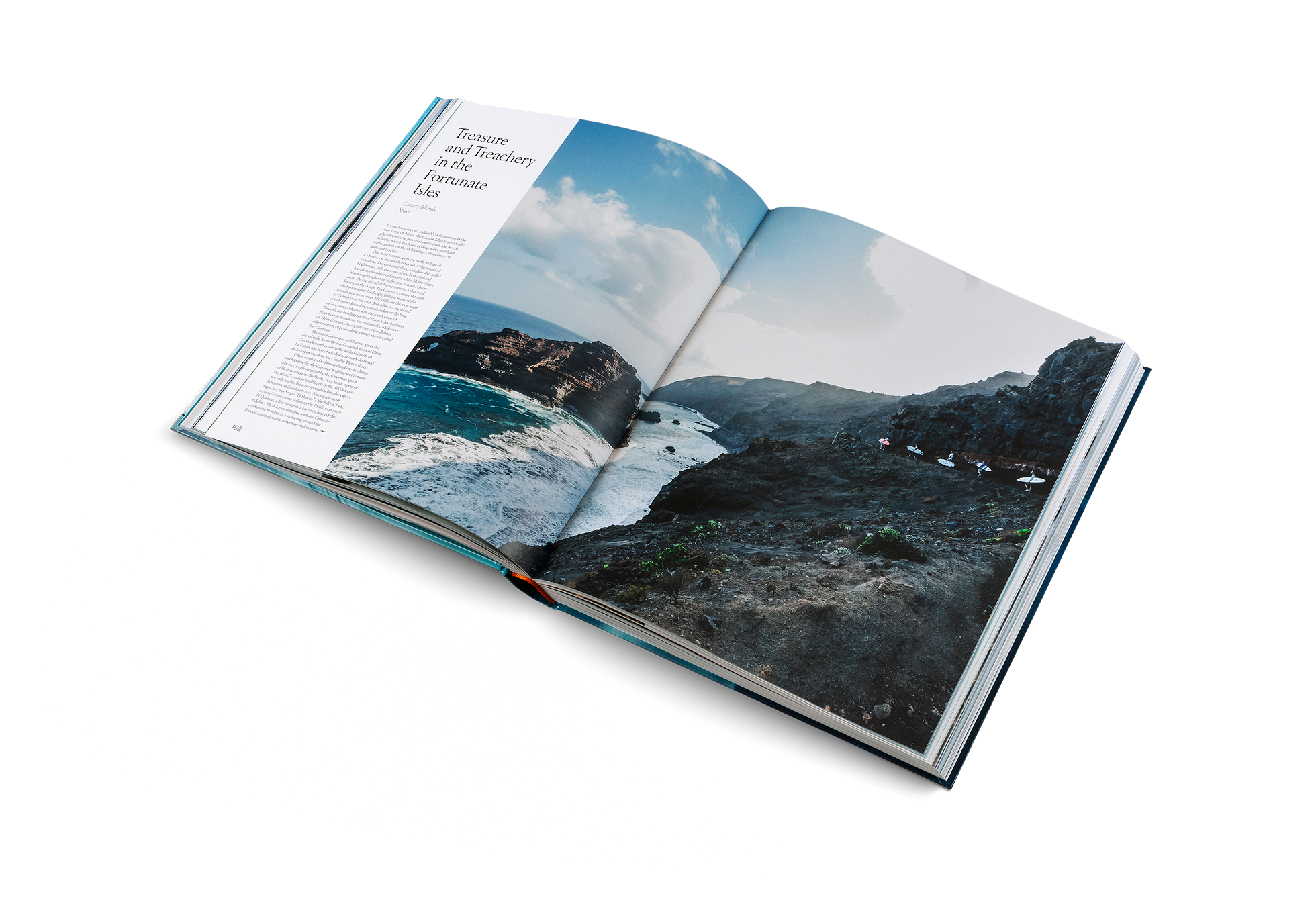 Dozens of other less well-known surf spots dot the Canary islands, from the hard-to-reach slabs of Gran Canaria’s north coast to the secluded reefs of La Palma, the best of which was recently destroyed by lava spewing from the Cumbre Vieja volcano. Find out more about all these places in The Surf Atlas by Luke Gartside and gestalten.