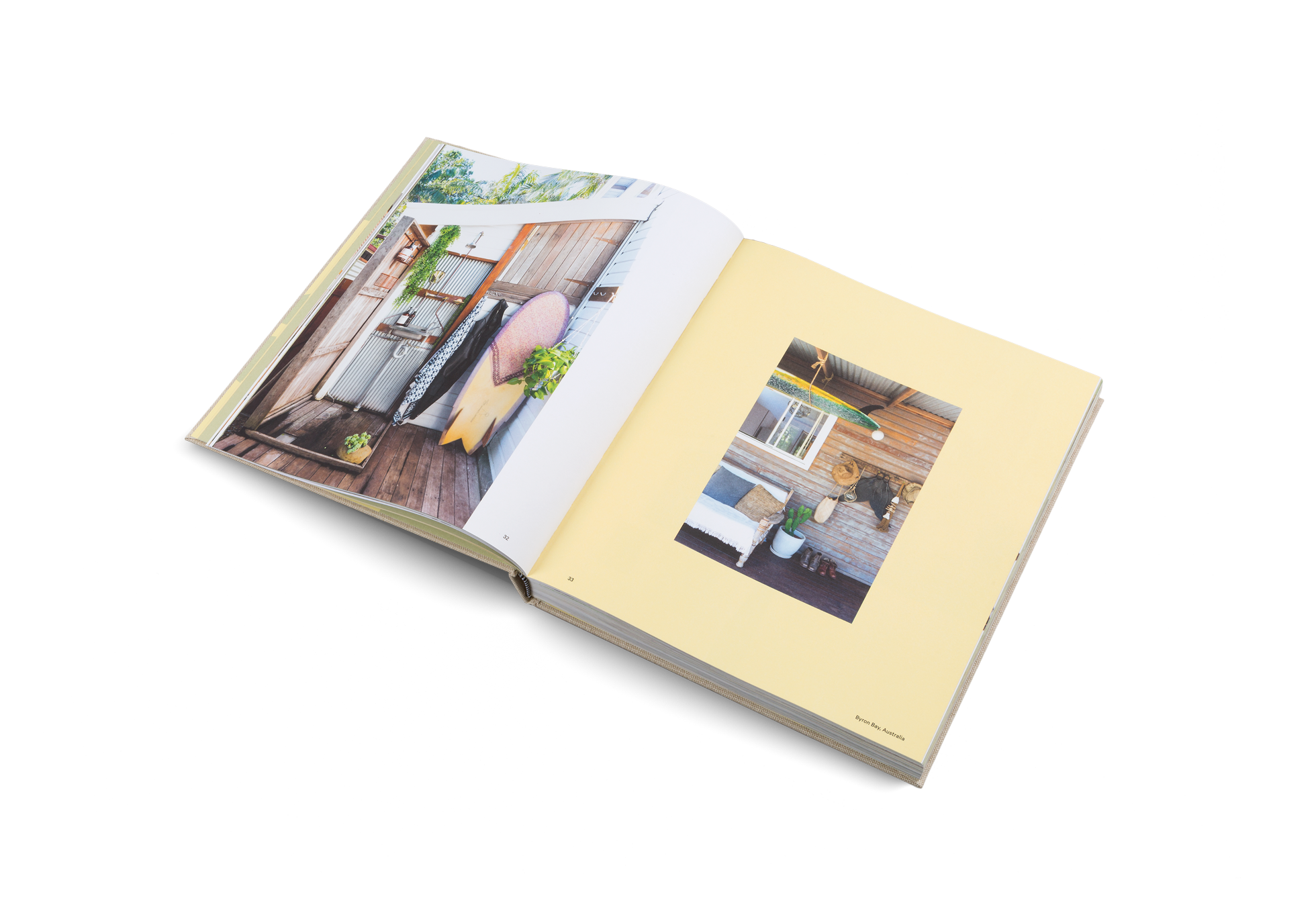 An well-decorated surf shack in Byron Bay, Australia