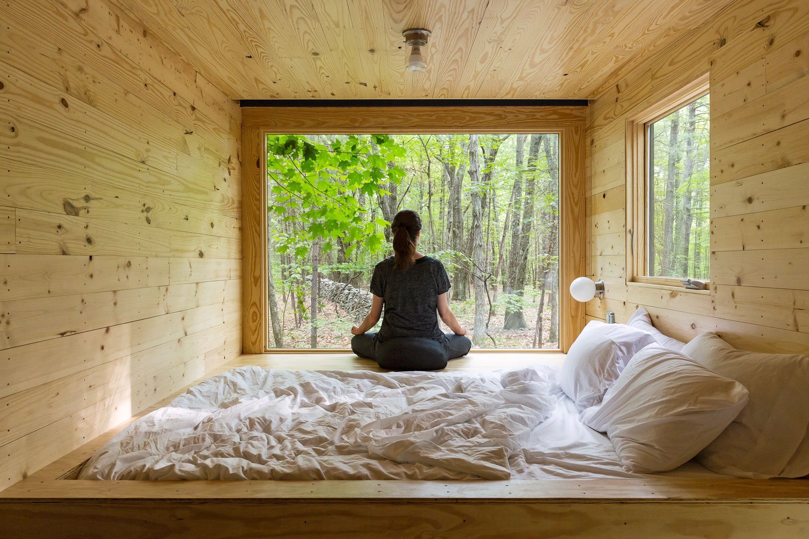 relaxing hideout in the forest