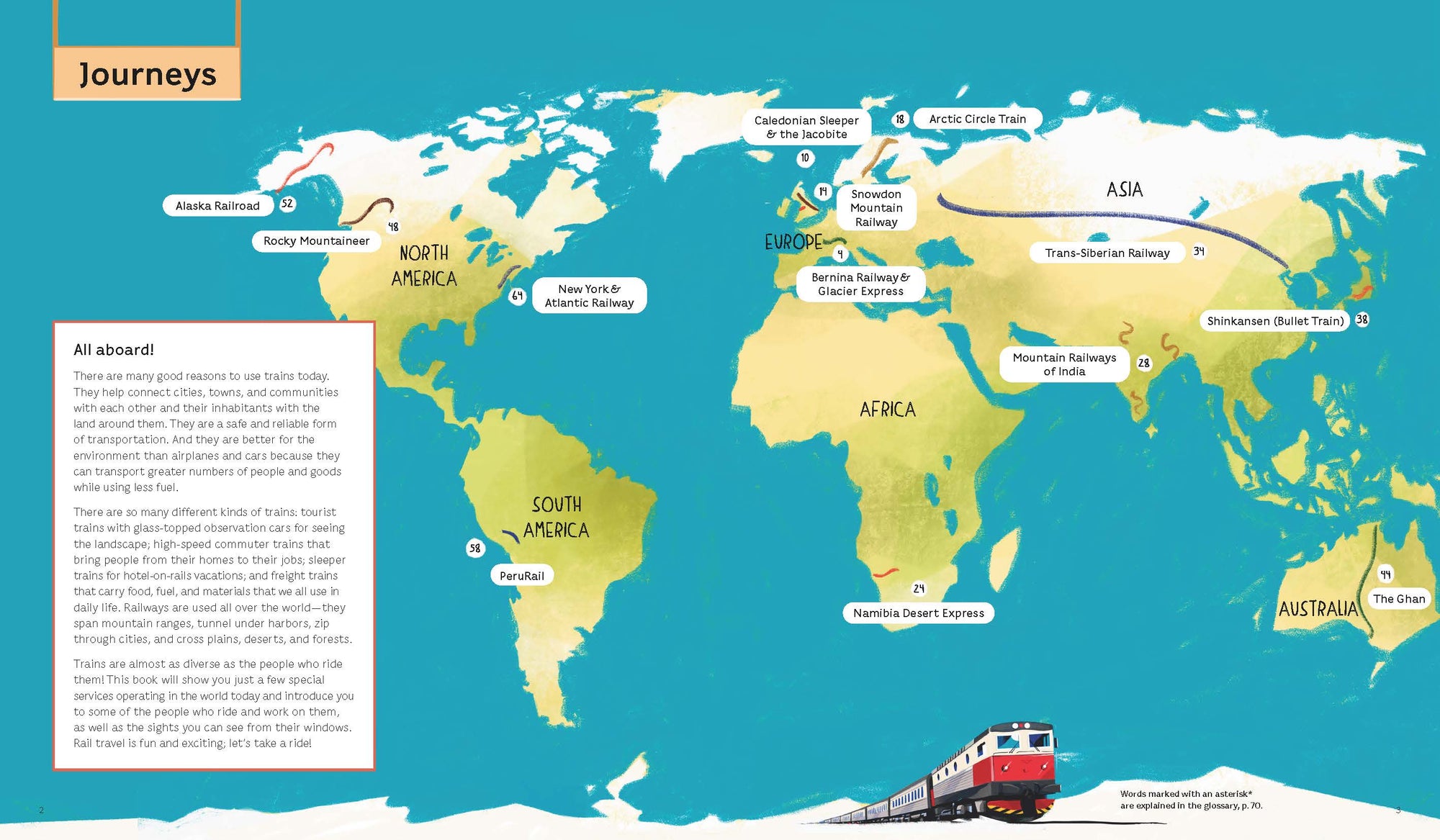 Discover the most legendary train routes of the World with Tales of the Rails by Little Gestalten