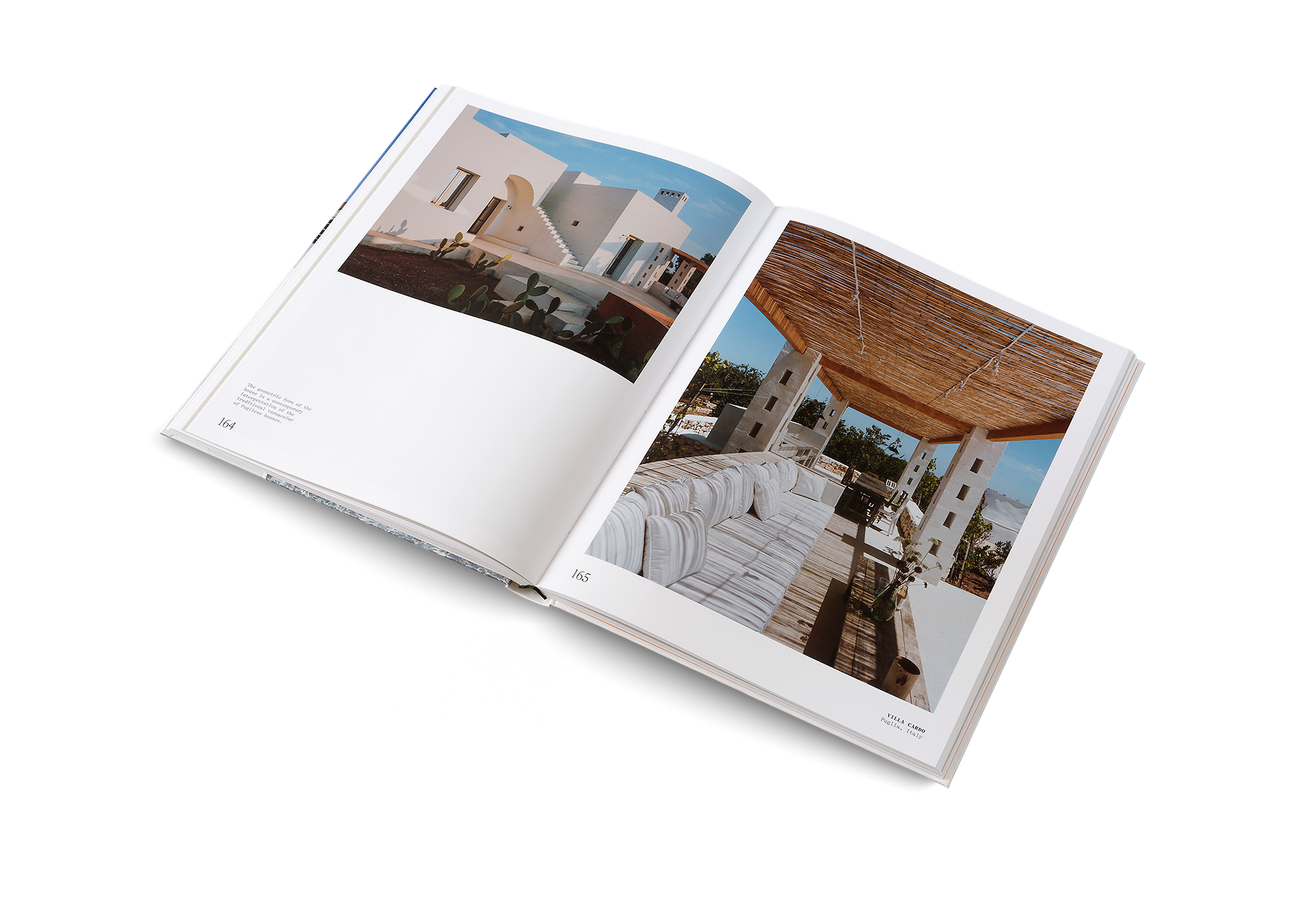 Though the Villa Cardo has been extensively derived from traditional Pugliese houses—down to the authentic chianca limestone flooring—the interiors lend a contemporary, minimal aesthetic designed by the Studio Andrew Trotter.