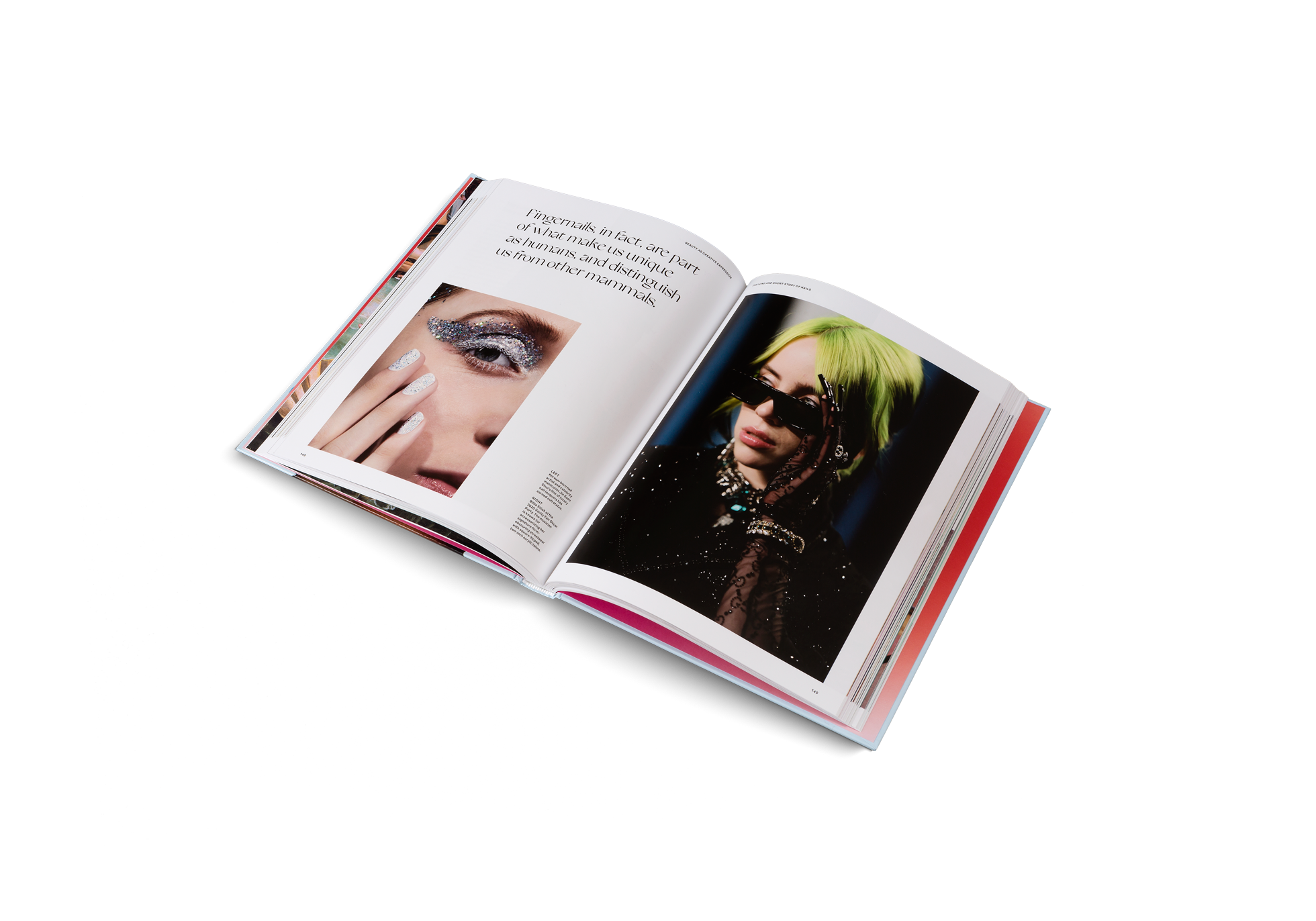 Fingernails, in fact, are part of what make us unique as humans, and distinguish us from other mammals. Find out more in The New Beauty by gestalten and Kari Molvar.
