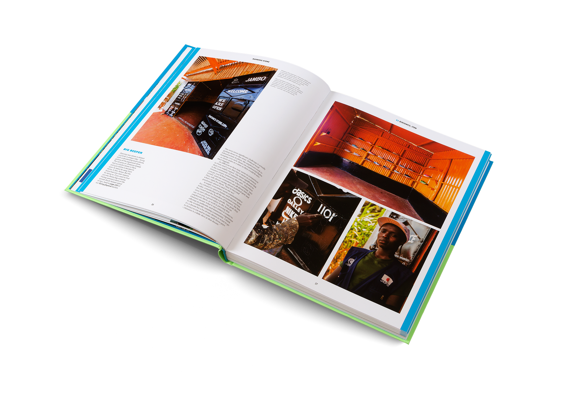 Have a look inside the Distance sneakers store in The World's Best Shops by Courier Magazine and gestalten.