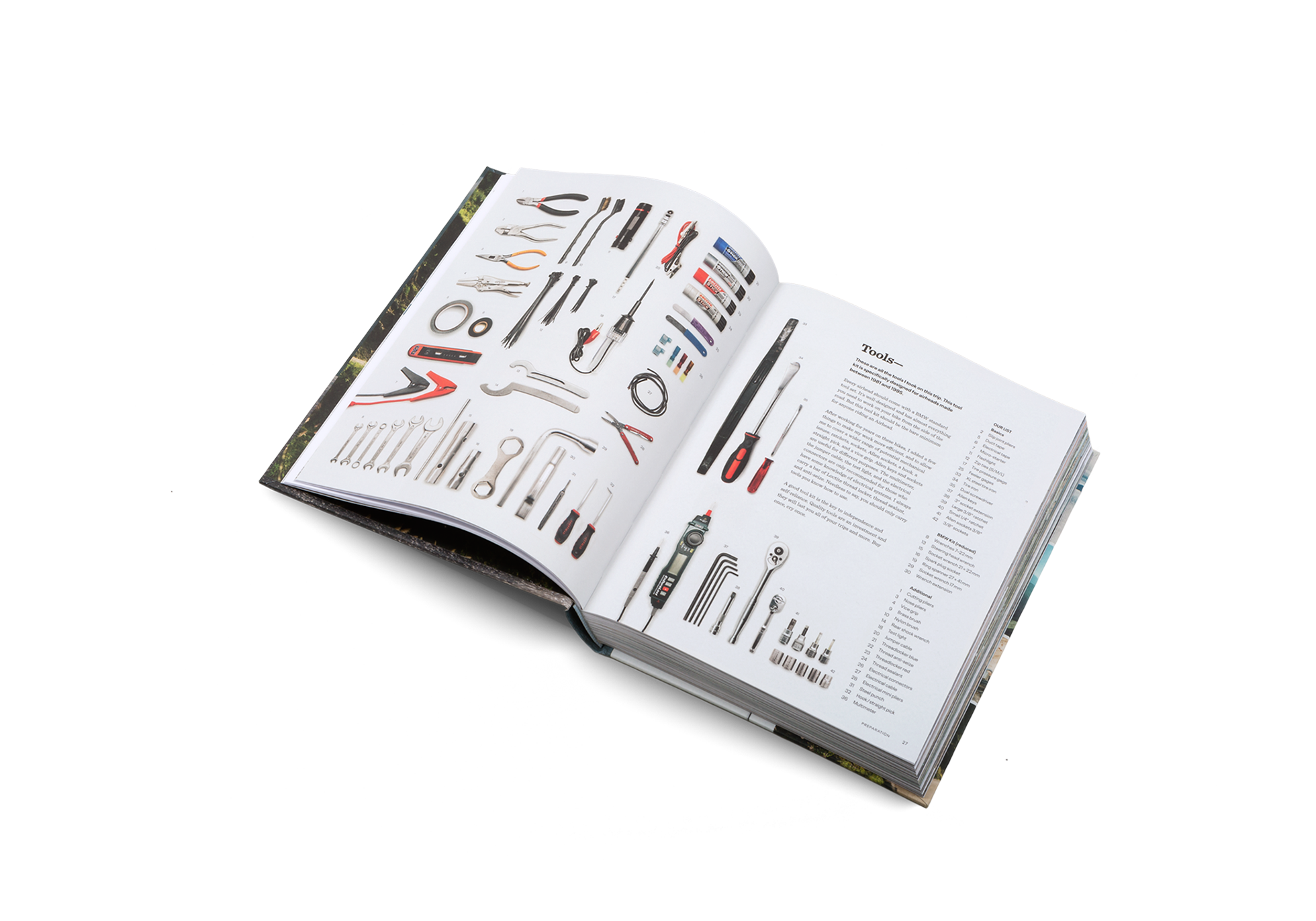 Tools for a motorcycle road trip in Two Wheels South