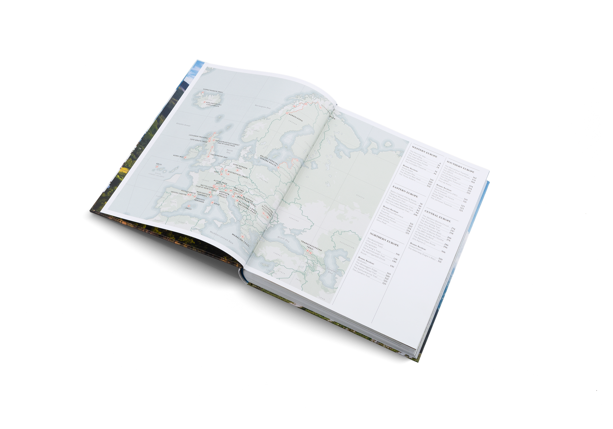 The best hiking trails in Europe are in Wanderlust Europe by gestalten