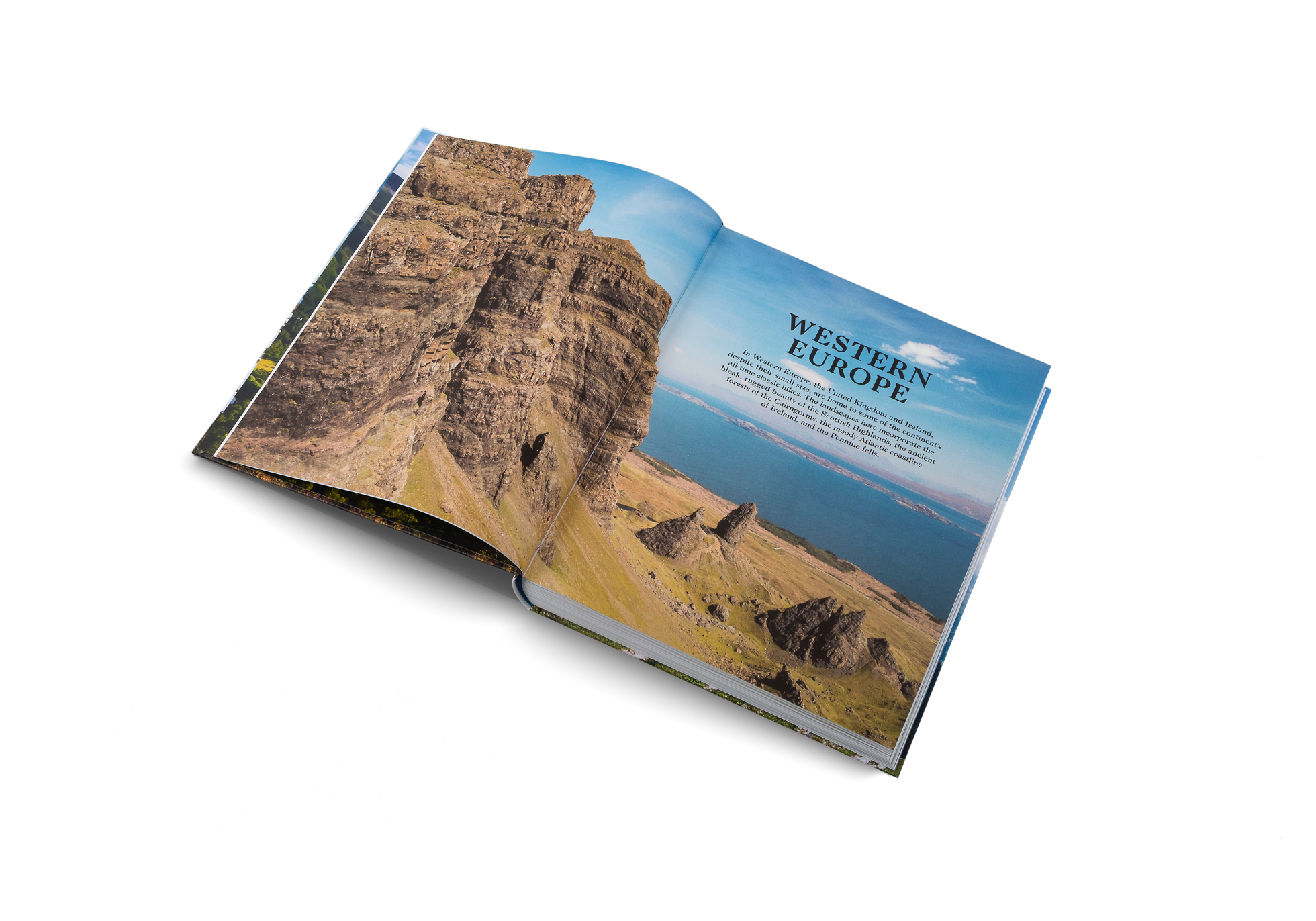 In Western Europe, the United Kingdom and Ireland, despite their small size, are home to some of the continent’s all-time classic hikes. The landscapes here incorporate the bleak, rugged beauty of the Scottish Highlands, the ancient forests of the Cairngorms, the moody Atlantic coastline of Ireland, and the Pennine fells. Find out about all these amazing trails in Wanderlust Europe by gestalten.