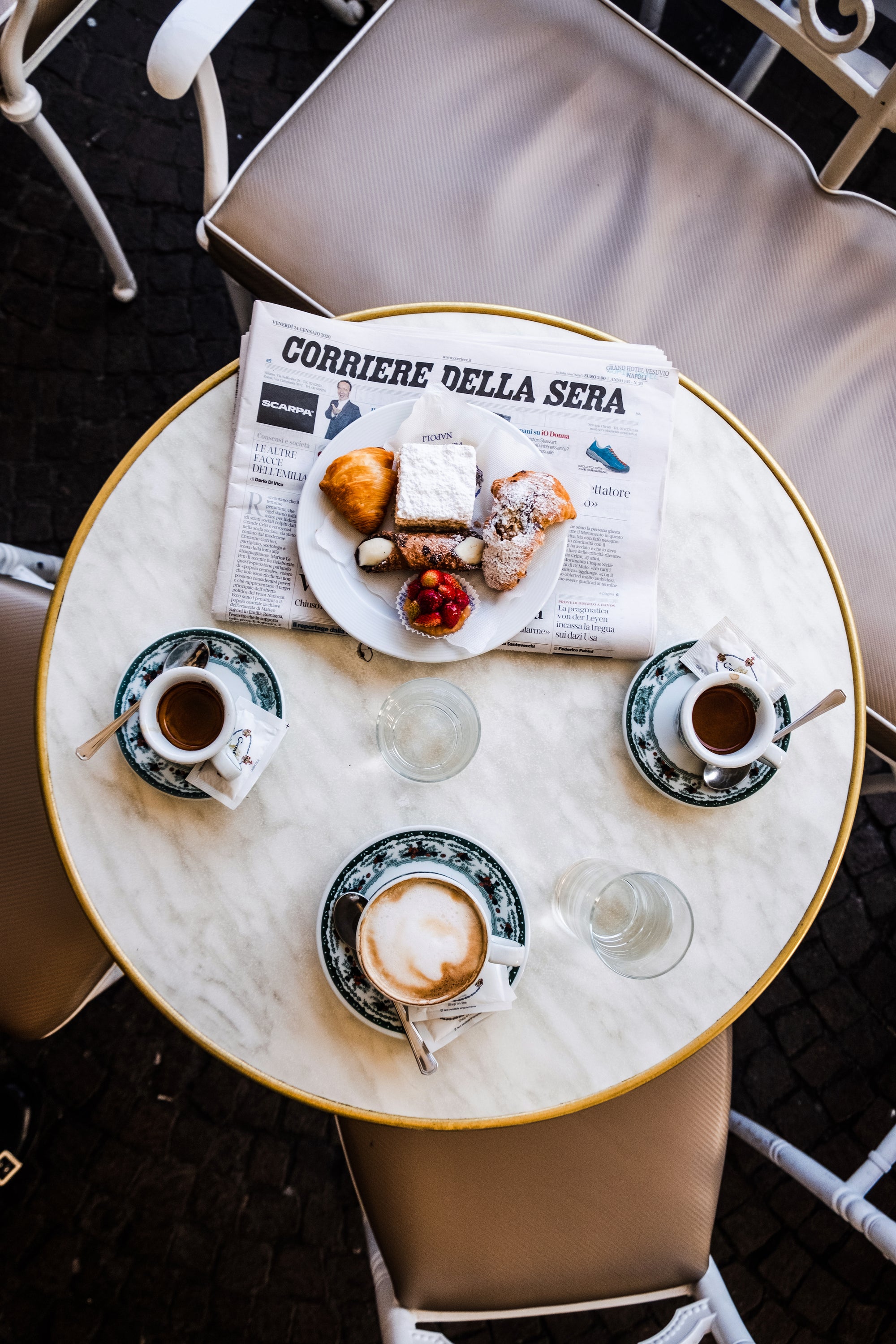 Italy is the home of espresso, the world-changing coffee. Discover more about coffee recipes in Spill the Beans by Lani Kingston and gestalten.