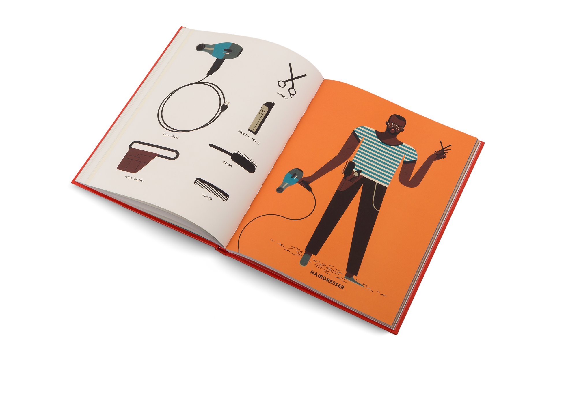 Hairdresser in The Who's Who of Grown-Ups by Little Gestalten