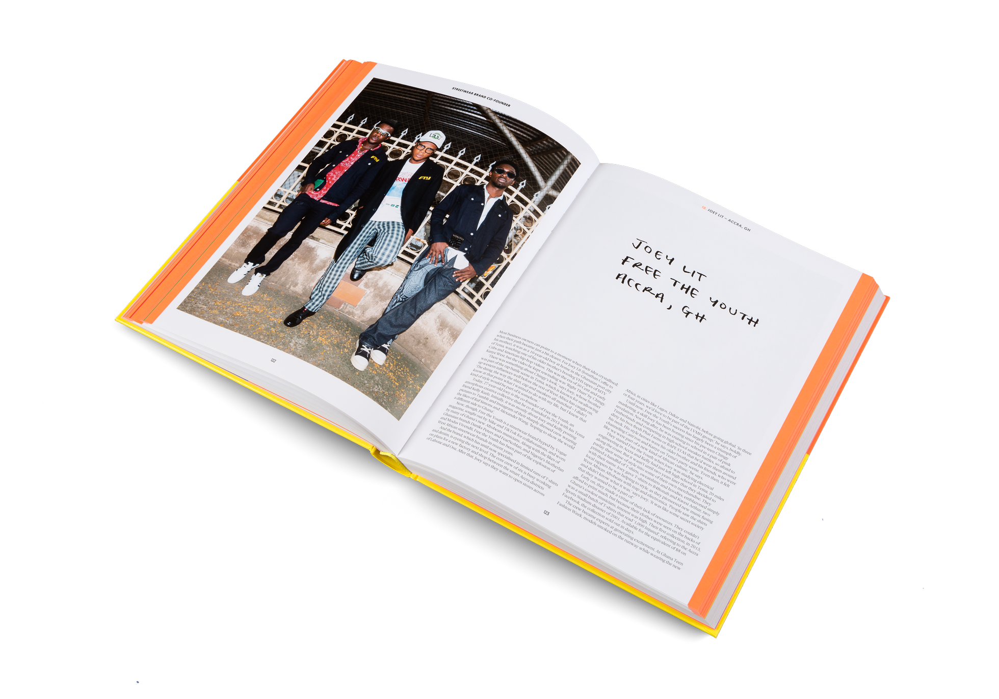 Joey Lit founded Free the Youth in Accra, Ghana. Find out more about his story in Work Better. Live Smarter. Be Happier. by gestalten and Courier Magazine