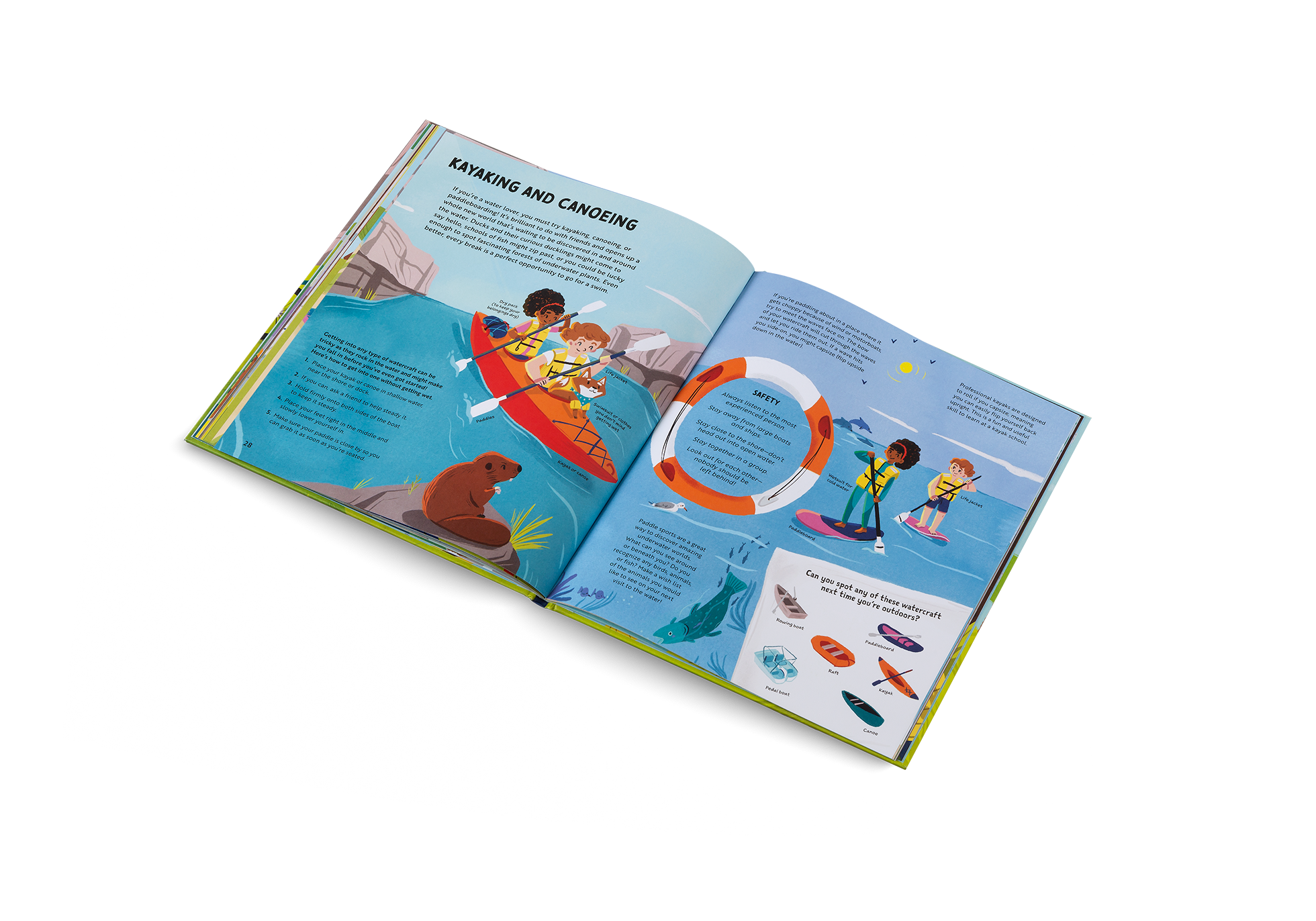 Learn more about kayaking and canoeing with Young Adventurers by Little Gestalten