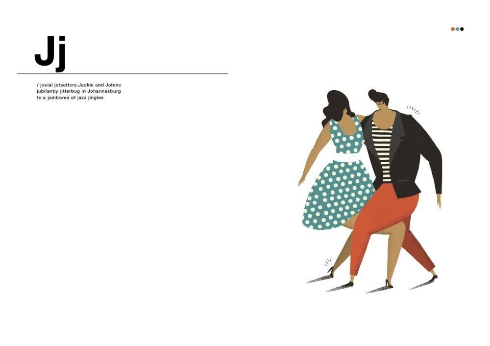 Alphabet book letter J