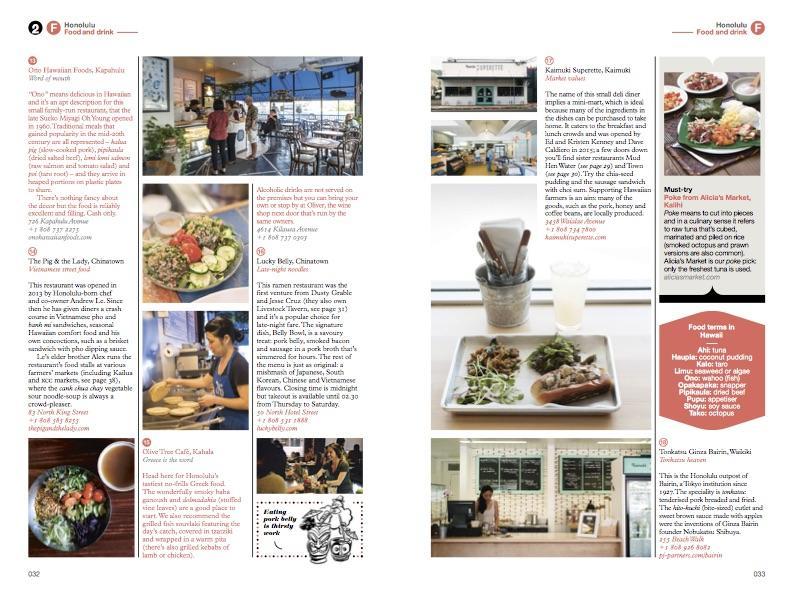 Food and Drink in The Monocle Travel Guide to Honolulu