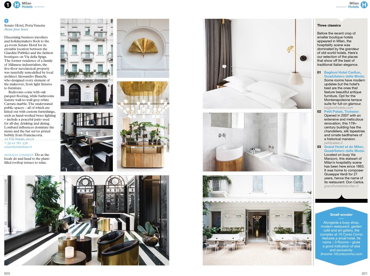 Hotels in The Monocle Travel Guide to Milan