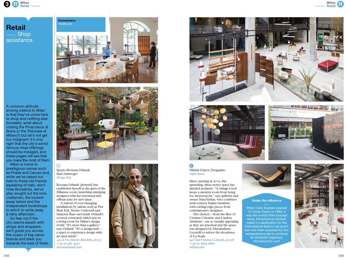 Shops and retail in The Monocle Travel Guide to Milan