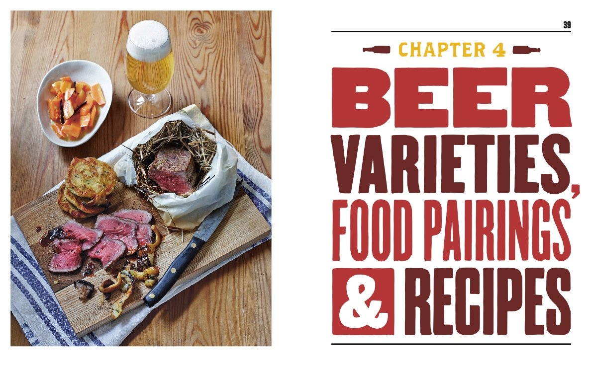 Beer and Food Recipes gestalten book