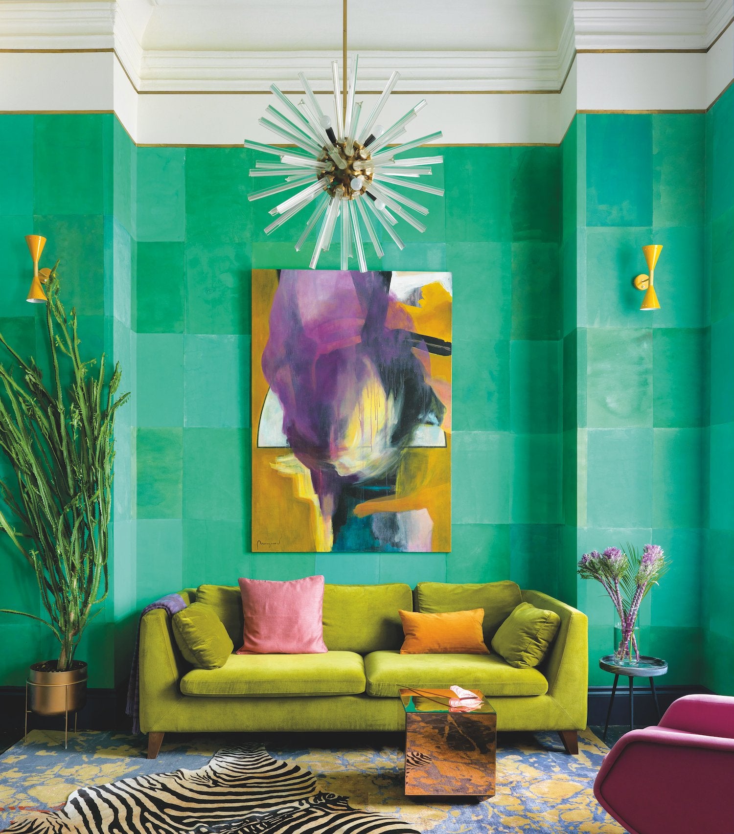 playful interior design in the House of Glam