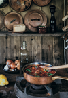 Enjoy delicious wild boar meatballs in tomato sauce with The Wild Game Cookbook by Mikael Einarsson and Hubbe Lemon.