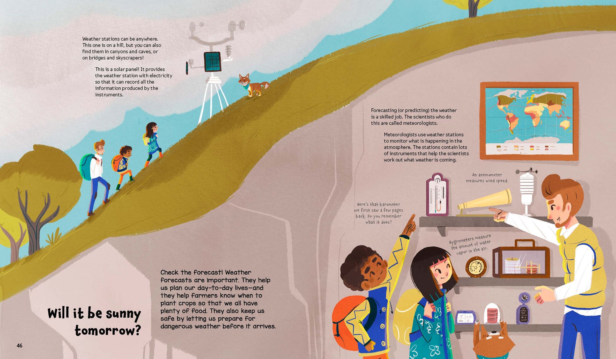 Will it be sunny tomorrow? Check the forecast in Whatever the Weather by Little Gestalten.