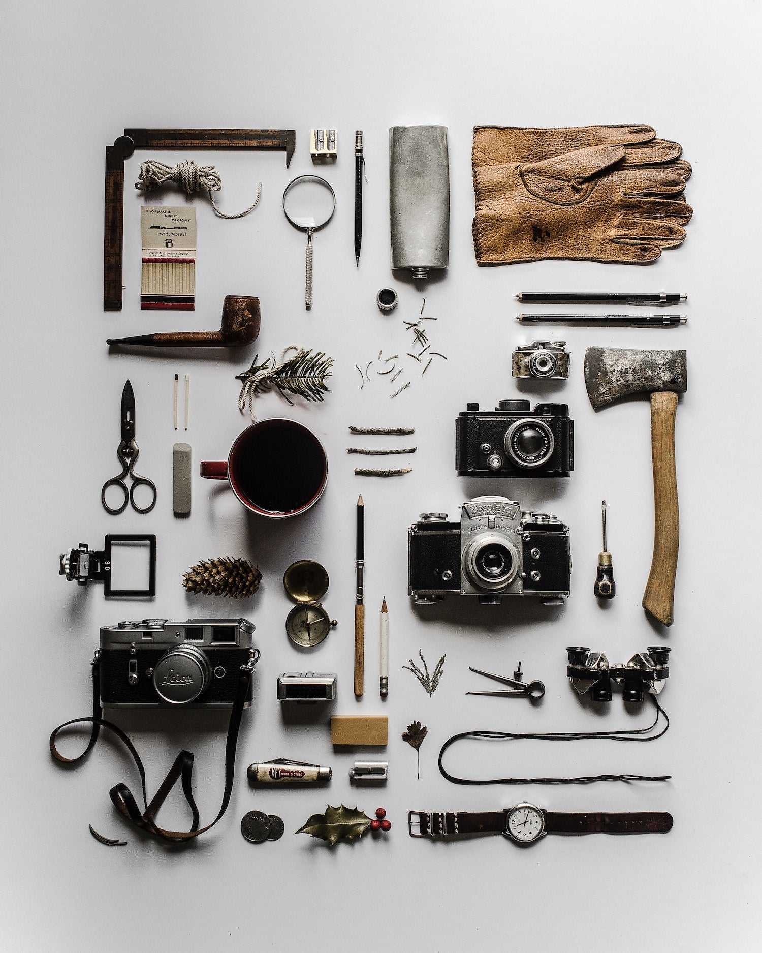 Examples of brand designs by Christian Watson in Venture Onward, The Design and Curiosities of 1924us.