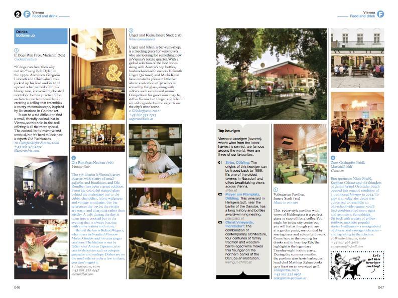 Best restaurants and tables in Vienna with The Monocle Travel Guide