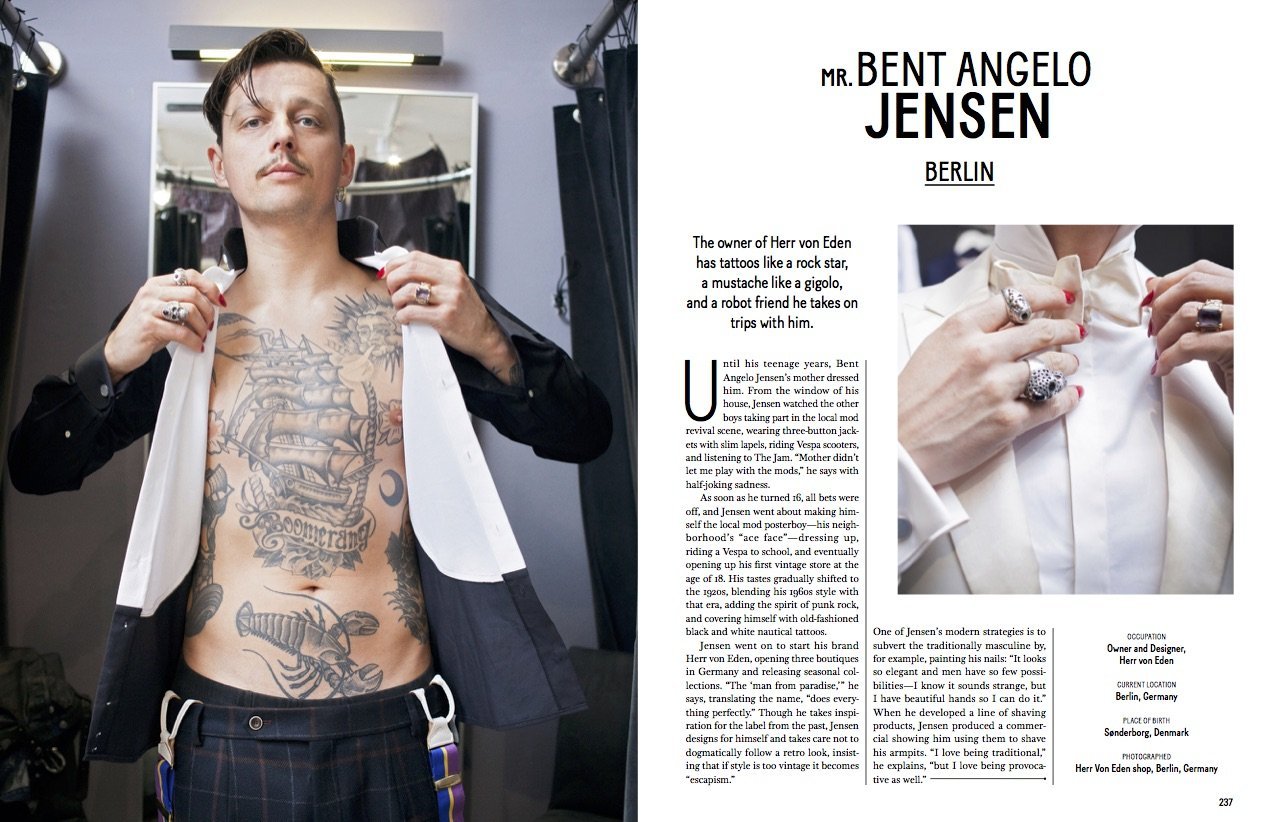 Bent Angelo Jensen is a dandy from Berlin