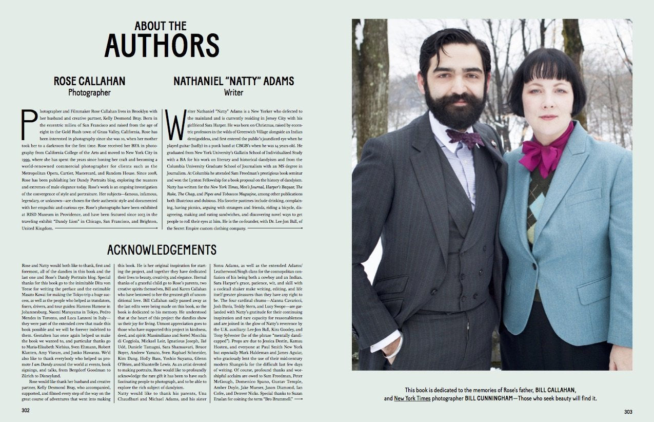 Rose Callahan and Nathaniel Natty Adams write about dandyism and dandies